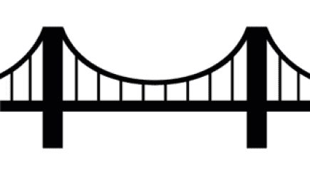 Cryptocurrency bridge icon - Cross-chain token swap and bridge on Pouch Swap